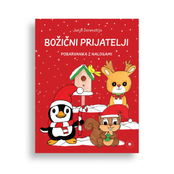 POBARVANKA BOŽIČNI PRIJATELJI